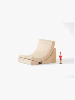 Børn Wigiwama Børnemøbler-Måne Lænestol, Brown Sugar