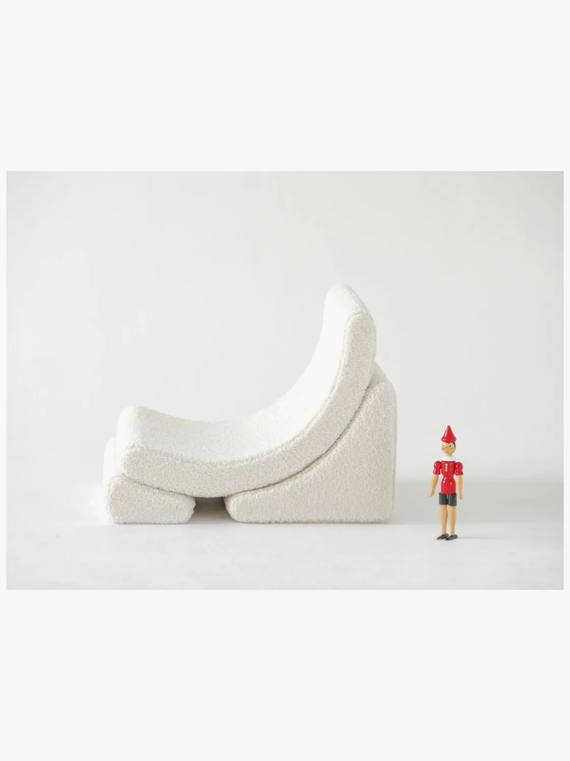 Børnemøbler|Wigiwama Måne Lænestol, Cream White