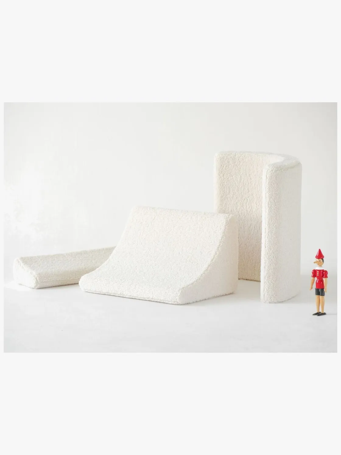 Børnemøbler|Wigiwama Måne Lænestol, Cream White