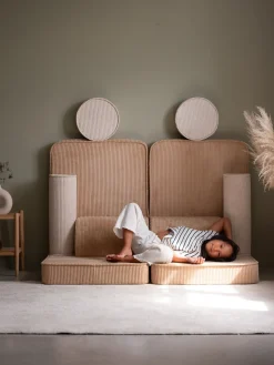 Børn Wigiwama Børnemøbler-Play Bygbar Sofa 272x156 cm, Brown Sugar