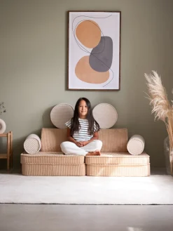 Børn Wigiwama Børnemøbler-Play Bygbar Sofa 272x156 cm, Brown Sugar