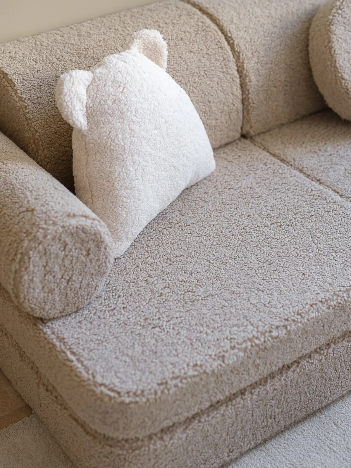 Børnemøbler|Wigiwama Play Bygbar Sofa 272x156 cm, Biscuit