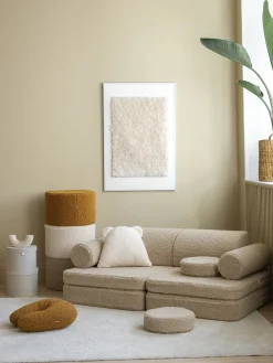 Børnemøbler|Wigiwama Play Bygbar Sofa 272x156 cm, Biscuit