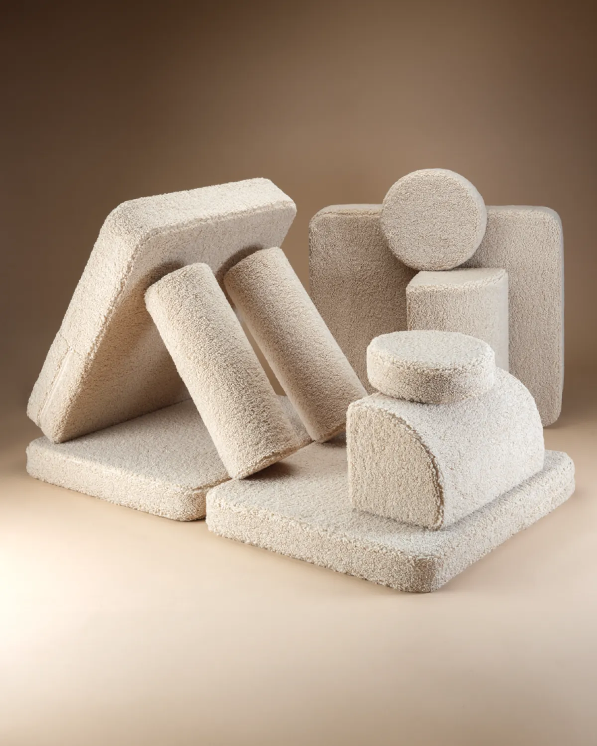 Børnemøbler|Wigiwama Play Bygbar Sofa 272x156 cm, Biscuit