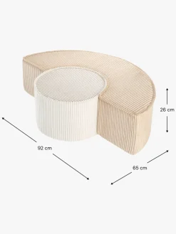 Børnemøbler|Wigiwama Puf Sæt, Brown Sugar