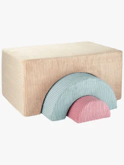 Børn Wigiwama Børnemøbler-Rainbow Legesæt, Brown Sugar