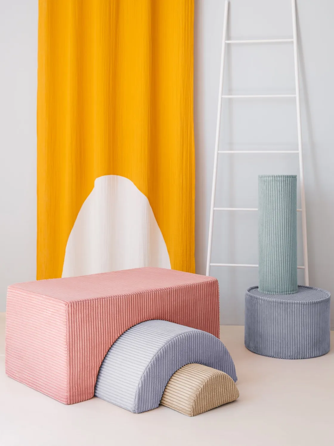 Børnemøbler|Wigiwama Rainbow Legesæt, Pink Mousse