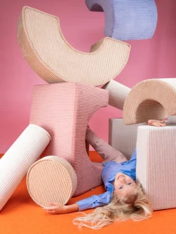 Børnemøbler|Wigiwama Rainbow Legesæt, Pink Mousse