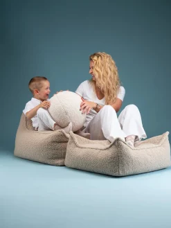 Børnemøbler|Wigiwama Sækkestol, Biscuit