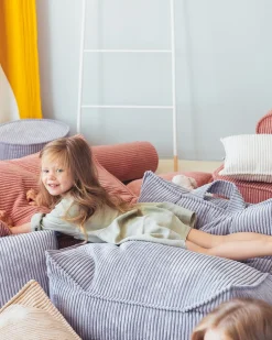 Børnemøbler|Wigiwama Sækkestol, Blueberry Blue