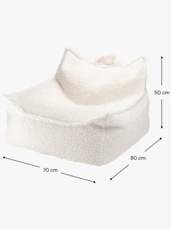 Børnemøbler|Wigiwama Sækkestol, Cream White