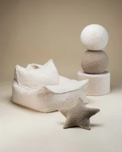 Børnemøbler|Wigiwama Sækkestol, Cream White