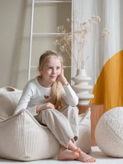 Børn Wigiwama Børnemøbler-Sækkestol, Marshmallow