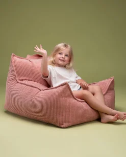 Børnemøbler|Wigiwama Sækkestol, Pink Mousse