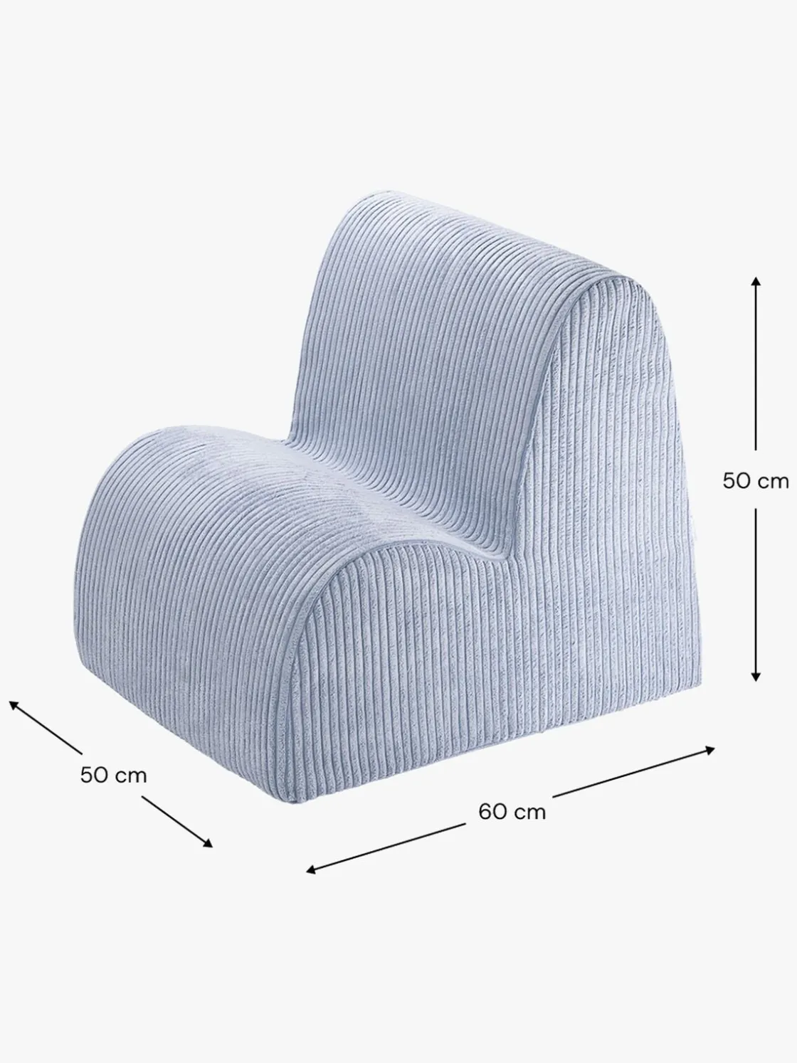 Børnemøbler|Wigiwama Sky Lænestol, Blueberry Blue