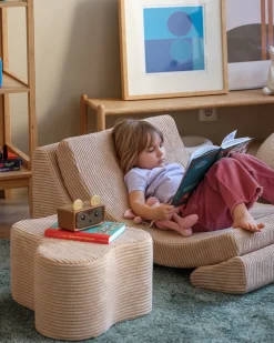 Børnemøbler|Wigiwama Sky Puf, Brown Sugar