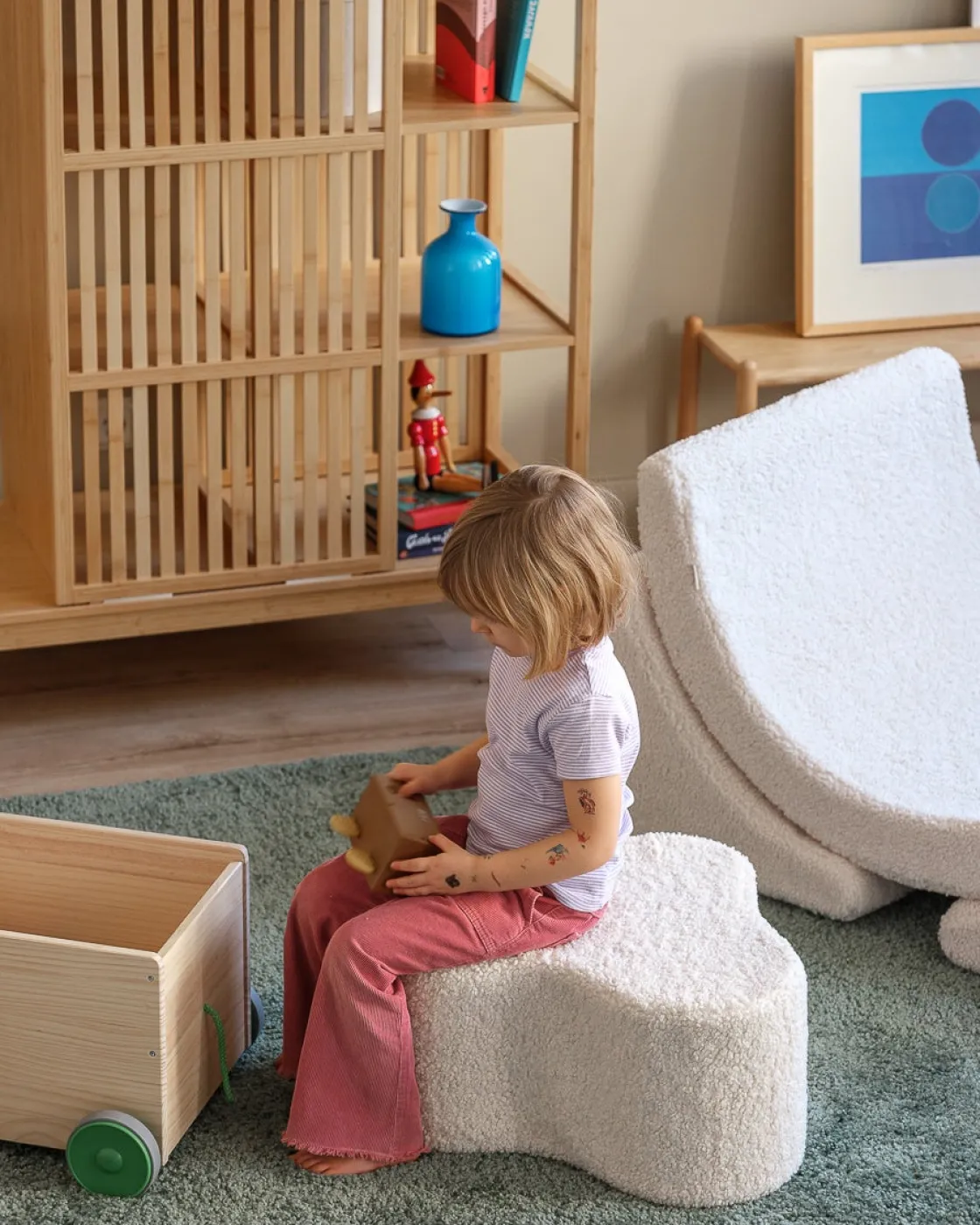 Børnemøbler|Wigiwama Sky Puf, Cream White