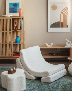 Børnemøbler|Wigiwama Sky Puf, Cream White