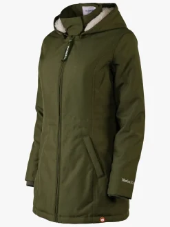 Wombat Tøj Til Mor-Graviditetsjakke, Grøn/Beige