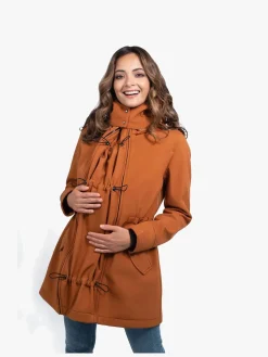 Tøj Til Mor|Wombat Softshell Bærejakke, Caramel Orange