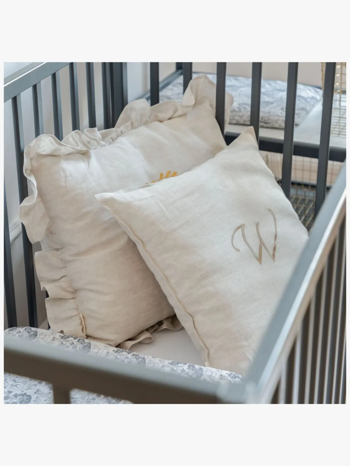 Børnesenge & Tilbehør|Woodies Boho Tremmeseng, Antracitgrå