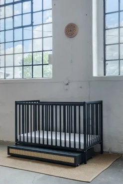 Børnesenge & Tilbehør|Woodies Boho Tremmeseng, Antracitgrå