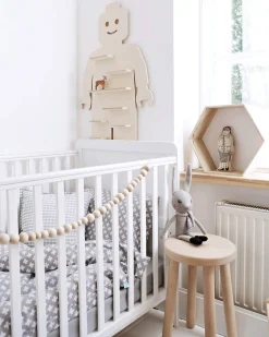 Børn Woodies Børnesenge & Tilbehør-Classic Tremmeseng Vokse, Hvid