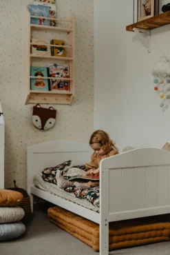 Børnesenge & Tilbehør|Woodies Hampton Tremmeseng, Hvid