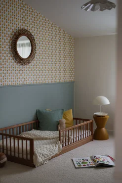 Børnesenge & Tilbehør|Woodies Monty Junior-/Montessori-seng, Vintage