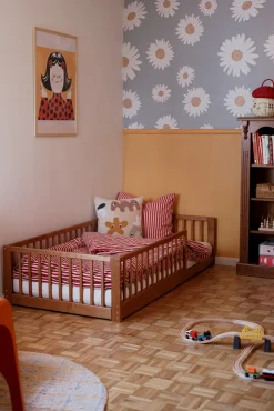 Børnesenge & Tilbehør|Woodies Monty Junior-/Montessori-seng, Vintage