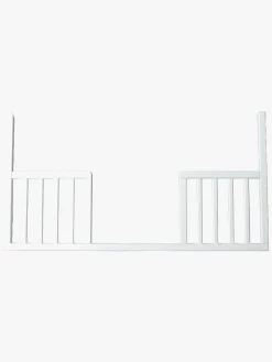 Børnesenge & Tilbehør|Woodies Noble Juniorlangside Tremmeseng, Hvid