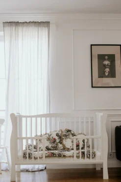 Børnesenge & Tilbehør|Woodies Noble Tremmeseng, Hvid