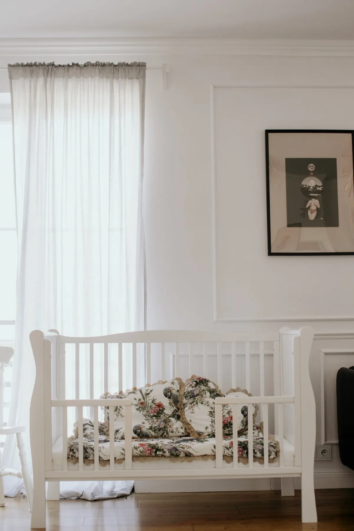 Børnesenge & Tilbehør|Woodies Noble Tremmeseng, Hvid