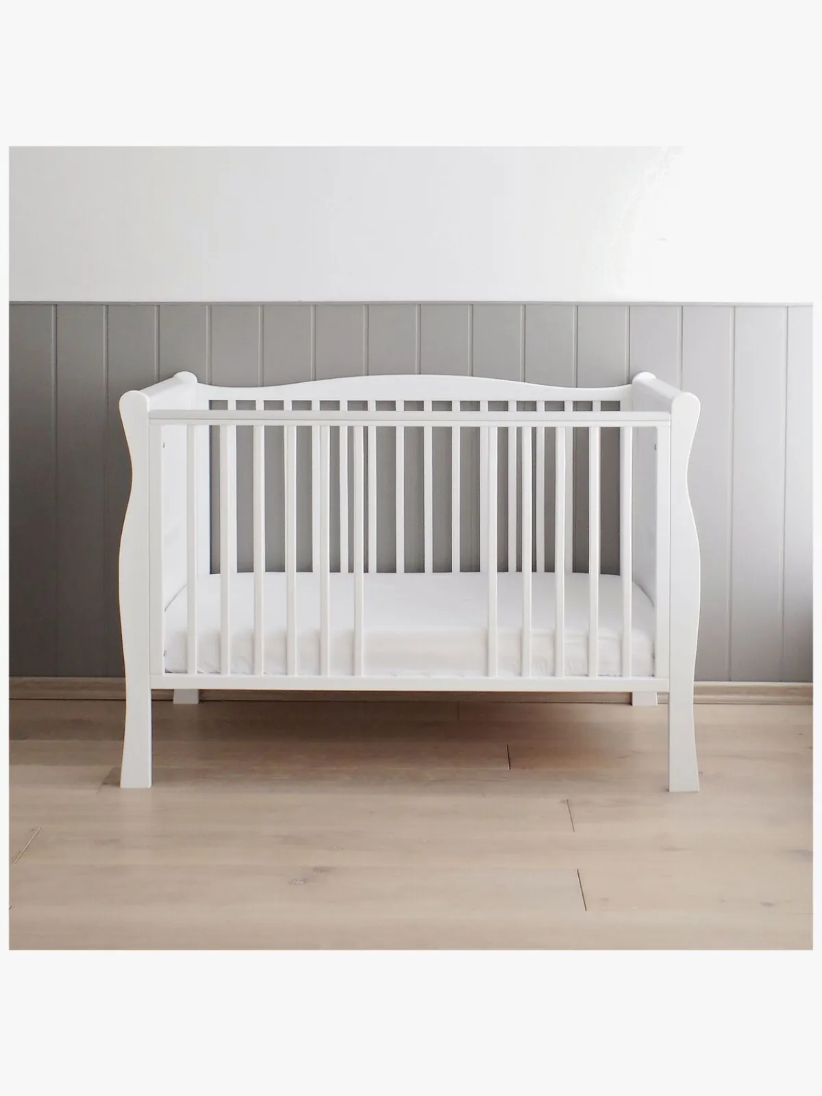 Børnesenge & Tilbehør|Woodies Noble Tremmeseng, Hvid