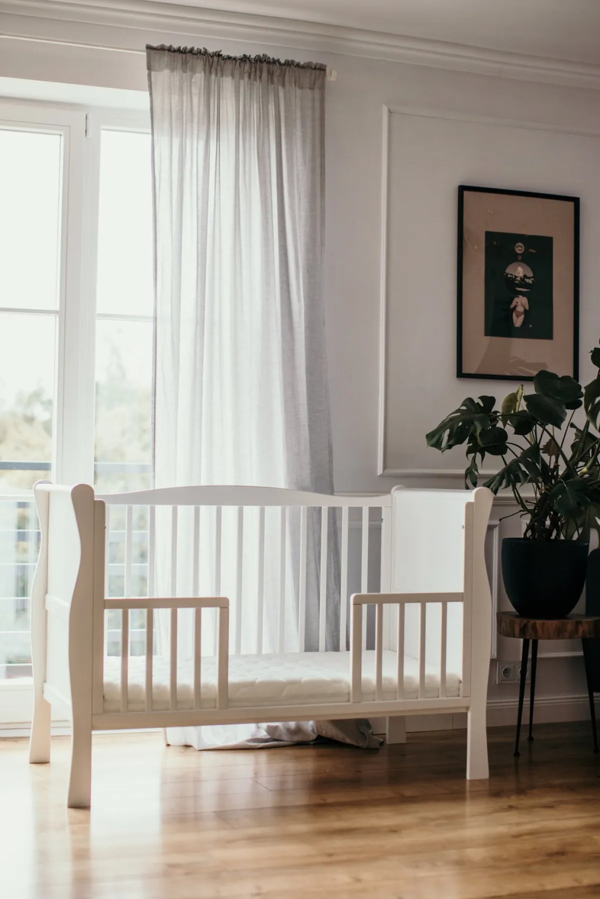 Børnesenge & Tilbehør|Woodies Noble Tremmeseng, Hvid