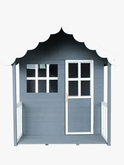 Udeleg|Woodlii Legehus, Grå/Hvid