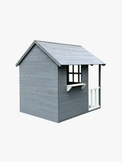 Udeleg|Woodlii Legehus, Grå/Hvid