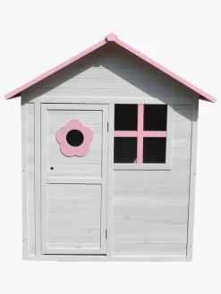 Udeleg|Woodlii Legehus, Hvid/Lyserød