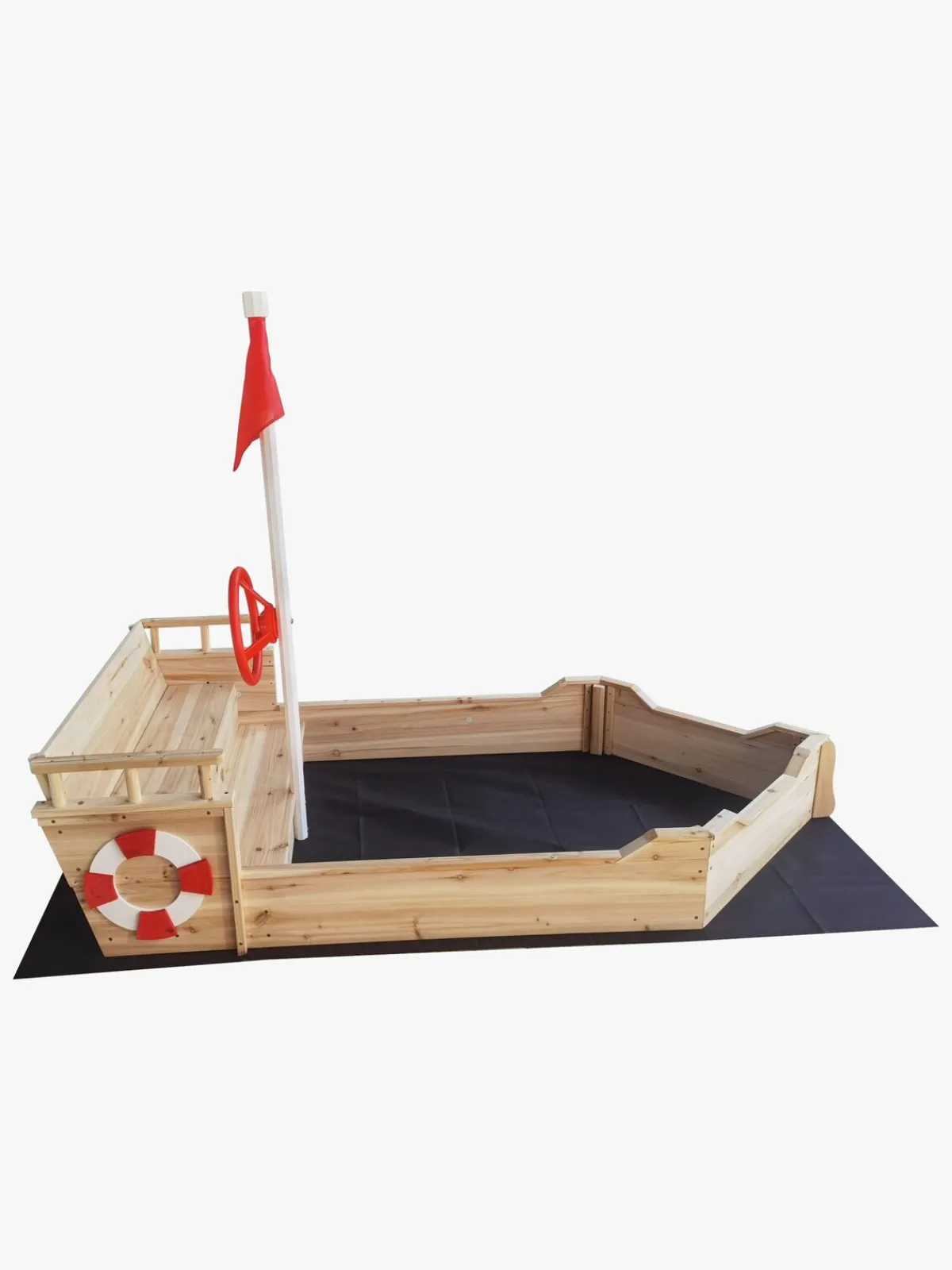 Woodlii Udeleg-Sandkasse i Træ Båd, Natur
