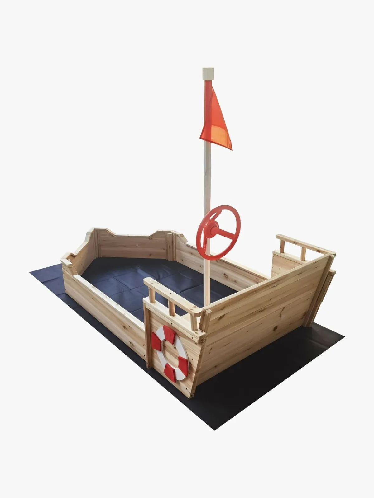 Woodlii Udeleg-Sandkasse i Træ Båd, Natur