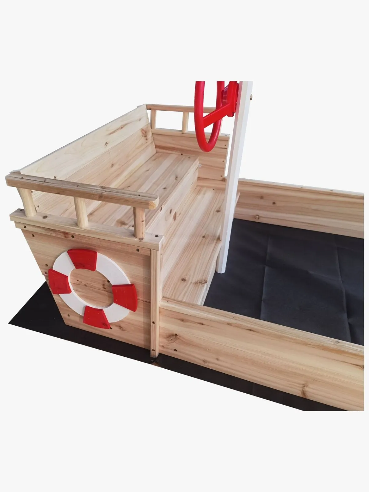 Woodlii Udeleg-Sandkasse i Træ Båd, Natur