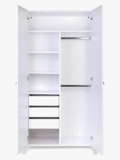 Børn YappyKids Børnemøbler-Yappy Kids Étude Garderobe, Hvid/Bøg