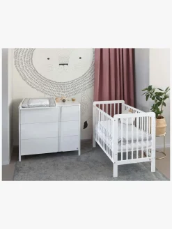 Børn YappyKids Børnesenge & Tilbehør-Yappy Kids YappyUno Cot Tremmeseng, White