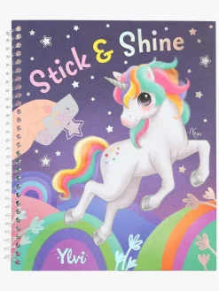 Kreativt Legetøj|YlviAndtheMinimoomis Ylvi & The Minimoomis Stick & Shine Malebog (Field Unset)