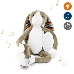 Dukker & Bamser|ZAZU Bamse Bo Brun/Hvid/Flerfarvet