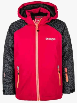 Børn ZigZag Vintertøj-Beito Skijakke, Cerise