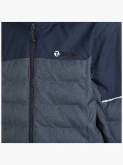 Børn ZigZag Vintertøj-Nomo Melange Skijakke, Midnight Navy