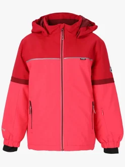Børn ZigZag Vintertøj-Parson Skijakke, Crimson