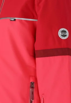 Børn ZigZag Vintertøj-Parson Skijakke, Crimson