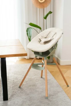 Ziza Højstole & Tilbehør-Sæt til Nyfødte, Olive/